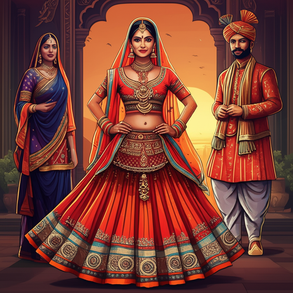 Traditional Gujarati Wear